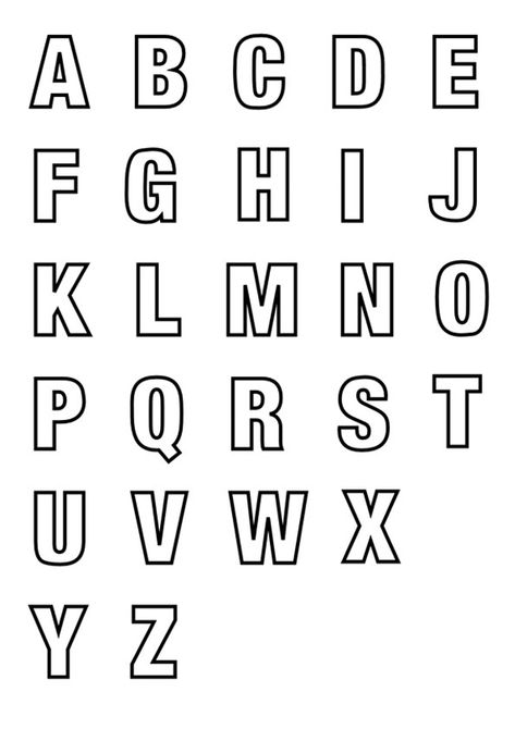 Small Alphabet Letters, Alphabet List, Alphabet Letters To Print, Alphabet Letter Templates, Font Love, Alfabet Font, Abc Coloring Pages, Alphabet Pictures, Alphabet Templates