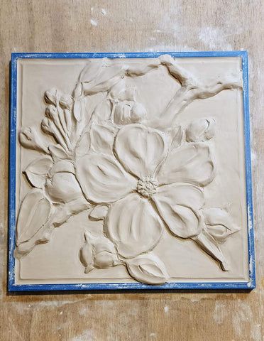 How I Make a Plaster Mold for My Relief Ceramic Art Tiles – Mendocino Tileworks Clay Relief Tiles, Relief Ceramic, Relief Tiles, Tile Painting, Photo Captions, Frame 3d, Art Tiles, Plaster Molds, Clay Tiles