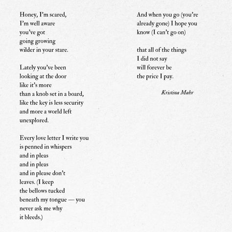 Who’s ready to WRITE SO MUCH POETRY?! 🙌🏻 Welcome to our Month of Masochism, aka our poem-a-day for the month of December challenge. Today’s prompt was: Write a poem about a love letter never sent, describing all the words left unspoken. The hardest part of prompt poems for me is always trying to find my way in, because when I’m writing from pure inspiration and not a prompt, the first line is almost always what comes to me first, before the theme or anything else. So prompts are a ✨challen... Poetry Prompts Deep, How To Write A Poem, December Prompts, December Poems, Write A Poem About, Kristina Mahr, Write A Poem, December Challenge, Poetry Prompts