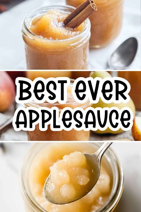 Want the best homemade applesauce recipe ever? Check out these 29 sensational and absolutely best-tasting applesauce recipes to try. Homemade Canned Applesauce, How To Make Homemade Applesauce, How To Make Homemade Applesauce Recipe, Recipes For Applesauce, Healthy Applesauce Recipes, Canned Applesauce Recipes, Applesauce Canning Recipes, Recipe For Applesauce, Canning Apple Sauce Recipes