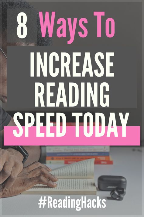 Learn Faster Tips, How To Read Books Faster Tips, Speed Reading Tips, Read Faster Tips How To, How To Increase Typing Speed, Reading Faster Tips, Speed Reading Techniques, Tips To Read Faster, Fast Reading Techniques