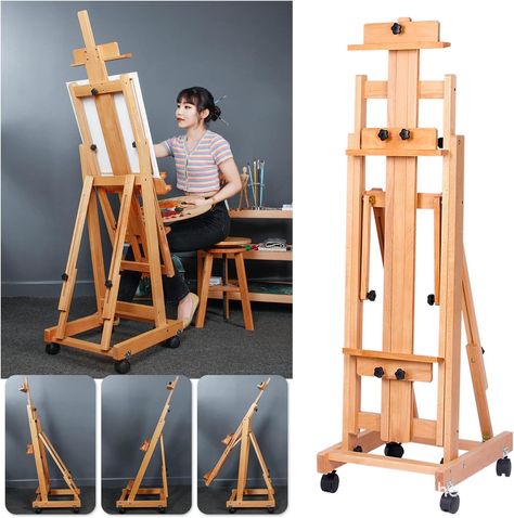 Wood easel