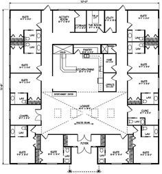 Salon Floor Plan, Bathrooms Floors, Assisted Living Homes, Restoration House, Residential Care Home, Silo House, Hotel Floor Plan, Hotel Floor, Affordable House Plans