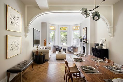 Type of rhythm Transitional Style Interior Design, Brownstone Interiors, Transitional Living, Hotel Boutique, Transitional Living Rooms, A Living Room, Transitional Design, Southern Living, Front Room