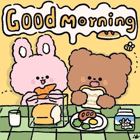 블로그 디자인, Sticker Note, Good Morning Sweetheart Quotes, Pink Bear, 강아지 그림, Cute Texts For Him, Little Doodles, Cute Messages, Cute Cartoon Drawings