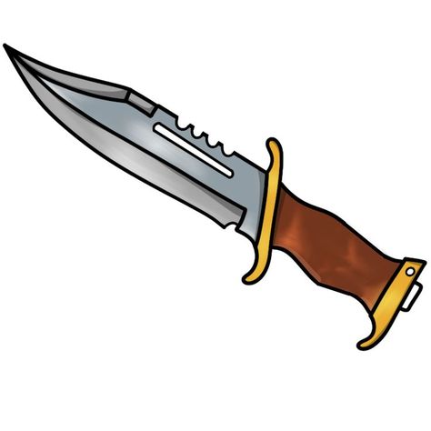 Cartoon Knife, Knife Illustration, Rambo Knife, Editor Logo, Sharp Knife, Cartoon Photo, Art Project Ideas, Clipart Images, Png Clipart