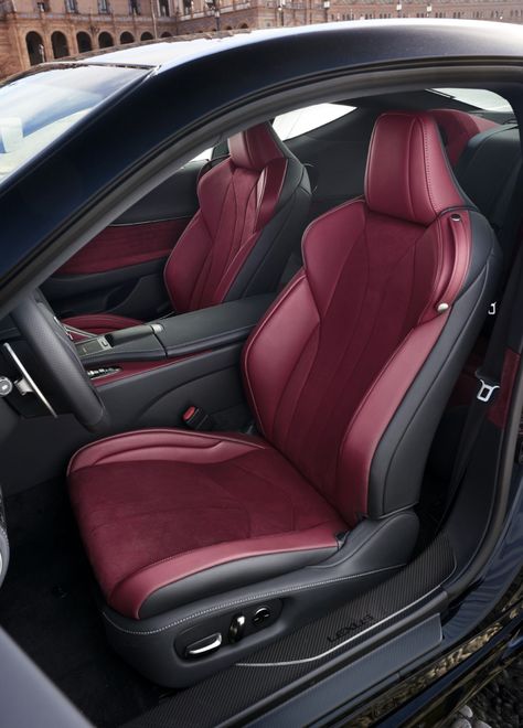 Lexus Lc 500 Interior, Lexus Lc500 Interior, Car Interior Design Ideas, Car Aesthetic Inside, Inside Car Ideas, Car Interior Ideas, Car Seat Design, Inside The Car Aesthetic, Car Interior Upholstery