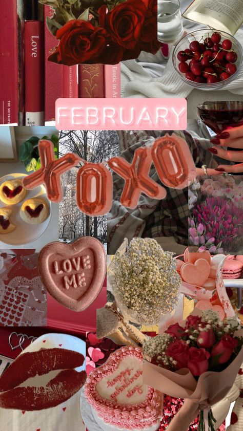 Mine~ repost with creds~ #femmefatale #february #collage February Collage, February Wallpaper, Cool Wallpaper, Phone Wallpaper, Collage