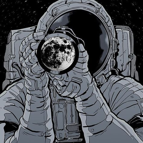 Astronaut Drawing, Nasa Art, Illustration Space, Astronaut Illustration, Space Drawings, Astronaut Wallpaper, Astronaut Art, Space Artwork, Aesthetic Space