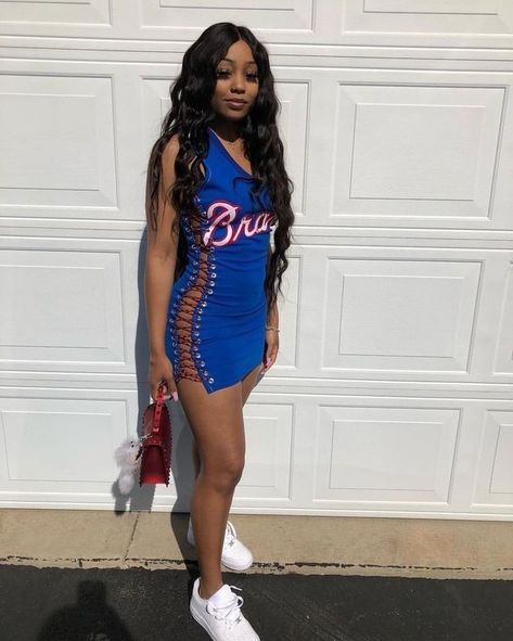 Jersey Dress Outfit, Clubwear Outfits, Cute Birthday Outfits, Swag Outfits For Girls, Mini Robes, Cute Swag Outfits, Mini Dresses Summer, Teenage Fashion Outfits, Swag Outfits