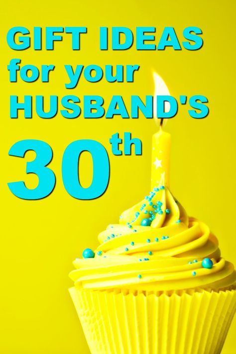 Gift ideas for your husband's 30th birthday | Milestone Birthday Ideas | Gift Guide for Husband | Thirtieth Birthday Presents | Creative Gifts for Men | 30th Birthday Gifts For Men, 30th Birthday For Him, Husband 30th Birthday, 30th Birthday Men, Thirtieth Birthday, Birthday Present For Husband, Present For Husband, Birthday Presents For Men, Thirty Birthday