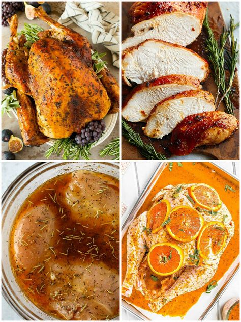 21 Turkey Marinade Recipes That Pack a Punch of Flavor! Marinating Turkey Thanksgiving, Marinade For Turkey Thanksgiving, Thanksgiving Turkey Marinade, Best Turkey Marinade Recipe, Deep Fried Turkey Marinade Recipes, How To Marinate Turkey, Marinated Turkey Recipes, Marinated Turkey Tenderloin Recipes, Marinade For Turkey Breast