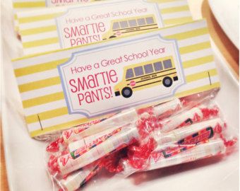 printable valentines bag toppers smores | ... Download-Back to School Treat Bag Tags: Smartie Pants! -Printable PDF Have A Great School Year, Pop Bys Real Estate, Buffet Dessert, Candy Buffet Tables, Marketing Gift, Printable Valentines, Back To School Party, School Treats, Play Date