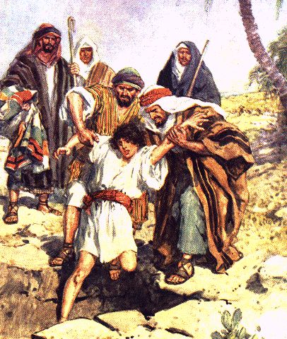 As a young boy Joseph gets thrown into a pit and sold by his brothers into slavery. God took him through the worst circumstances in life and made Joseph the second in command behind the Pharaoh. In his lifetime, Joseph was the savior of Israel. Joseph In Egypt, Biblical Hebrew, Bible Images, Bible Illustrations, Bible History, Bible Characters, Bible Pictures, Biblical Art, Jesus Art