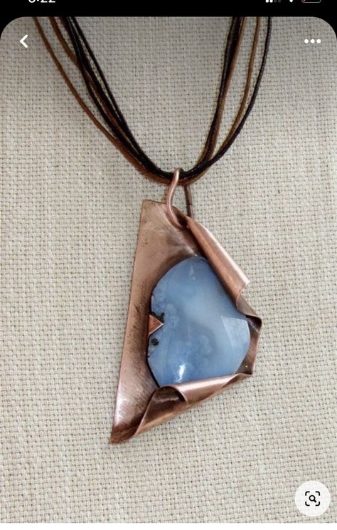 Copper Bezel Jewelry, Rivet Jewelry, Copper Necklace Pendant, Metal Art Jewelry, Silversmithing Jewelry, Copper Jewellery, Copper Jewelry Handmade, Semiprecious Stone Jewelry, Metalsmithing Jewelry