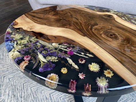 Resin And Wood Coffee Table, Floral Coffee Table, Floral Resin Table, Resin Coffee Table Diy, Diy Resin Coffee Table, Pink Candy Table, Resin End Table, Flower Coffee Table, Coffee Table Resin