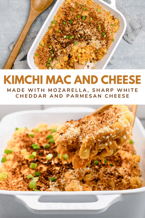 Get ready to elevate your mac and cheese game with a kimchi twist! Kimchi is an important traditional fermented food in Korea. Historically, the tradition of making kimchi among Koreans started as a necessity of storing and preserving vegetables during the long harsh cold winters. This Three-Cheese Kimchi and Gochujang Mac and Cheese is a fusion of creamy, cheesy goodness with a bold, tangy Korean twist that is perfect for a winter dinner. Mississippi Food Recipes, Pasta Food Photography, Mississippi Food, Making Kimchi, Gochujang Recipe, Cheese Game, Preserving Vegetables, Mac And Cheese Recipe, Winter Dinner