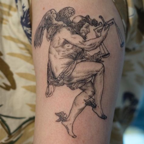 Kairos . #oozytattoo #tattoo #blackwork Chalice Tattoo, Saint Tattoo, Saint Sebastian, Tatuagem Masculina Pequena, Full Leg Tattoos, Tattoo Inspiration Men, St Sebastian, Arm Sleeve Tattoos, San Sebastian