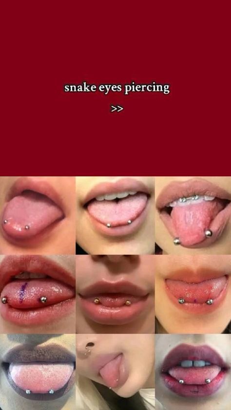 piercing ideas Emo Piercings, Snake Eyes Piercing, Pretty Piercings, Men's Piercings, Industrial Piercing Jewelry, Piercing Chart, Eye Piercing, Heart Piercing, Face Piercings