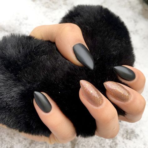 27 Matte Black Nails That Will Make You Thrilled Black Nails Texture, Matte Black Almond Nails Design, Black Formal Nails Classy, Matte Black And Chrome Nails, Matte Black Dip Nails, Nails For Black Tie Wedding, Matte Black Nail Art, Nails Design Matte, Black Nail Ideas