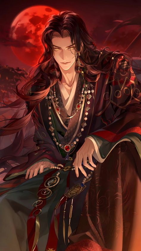 Manhwa Male Characters, Wuxia Art, Egyptian Warrior, Ancient Chinese Characters, Male Artworks, Historical Anime, Anime Long Hair, Middle Earth Art, Dark Fantasy Artwork