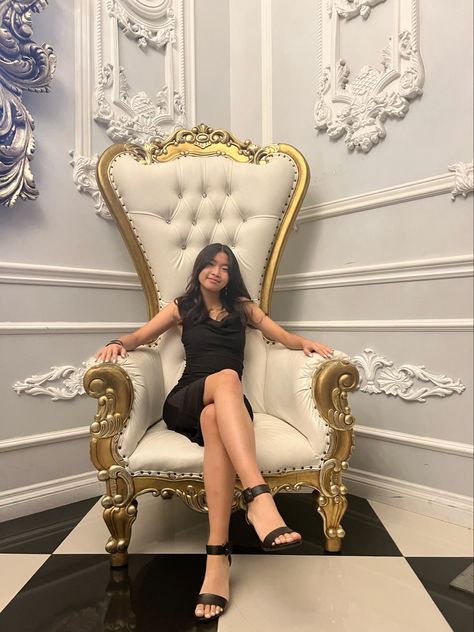 Sitting In Gaming Chair Pose, Siting Pose Female On Chair, Sitting Down On Throne Pose, Dramatic Sitting Pose, Lounging On Throne Pose, Draped Over Chair Pose, Sitting Pose On Chair, Sitting Pose Chair, Siting On Throne Pose Drawing