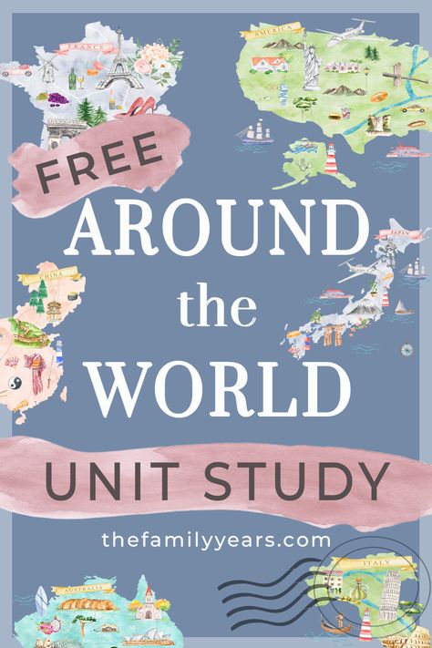 Homeschool Units, Elementary Geography, Summer Homeschool, Unit Studies Homeschool, Catholic Homeschool, Free Homeschool Curriculum, Geography Activities, Geography For Kids, Social Studies Curriculum