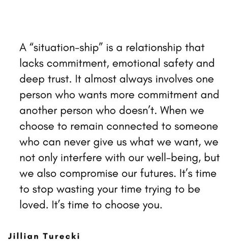 Jillian Turecki on Instagram: "We need to talk about how hard it is to walk away from a someone who cannot meet our most basic needs for love and connection. For many people, they’ll have reach deep inside themselves to find the courage. Then the work begins to figure out why they got so attached to someone unavailable. But truthfully, it takes just one decision. Be your highest self and communicate first. But if you both can’t arrive to the same page, please know you will be ok. You don’t need them. You need you." Jillian Turecki, Attached To Someone, Talking To Someone, Life Quotes Relationships, Quotes Relationships, Love And Connection, Highest Self, We Need To Talk, How High Are You