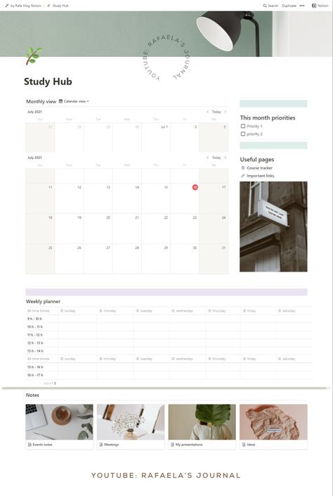 Notion Study Hub Organize For School, Study Planner Free, Student Dashboard, School Template, Digital Organization, Dashboard Template, Notes Inspiration, Notion Template, Student Organization