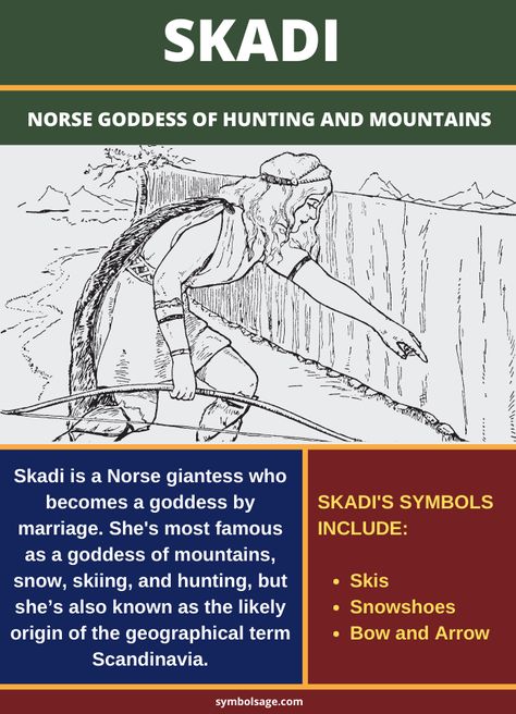 Skadi Norse Goddess, Goddess Skadi, Skadi Goddess, Norse Gods And Goddesses, Norse Deities, Goddess Of Hunting, Deity Work, Norse Pantheon, Norse Paganism