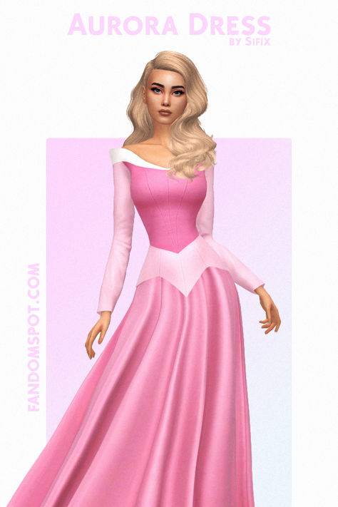 Sims 4 Aurora Sleeping Beauty Dress to bring some Disney Magic into your female sim's lives. # 3 in our Sims 4 CC list linked here Sleeping Beauty Sims 4 Cc, Sims 4 Aurora Cc, Sims 4 Belle Cc, Sims 4 Sleeping Beauty, Sims Princess Cc, Sifix Sims 4, Sims 4 Cc Disney Princesses, Sims 4 Cc Princess Dresses, Sims 4 Princess Dress