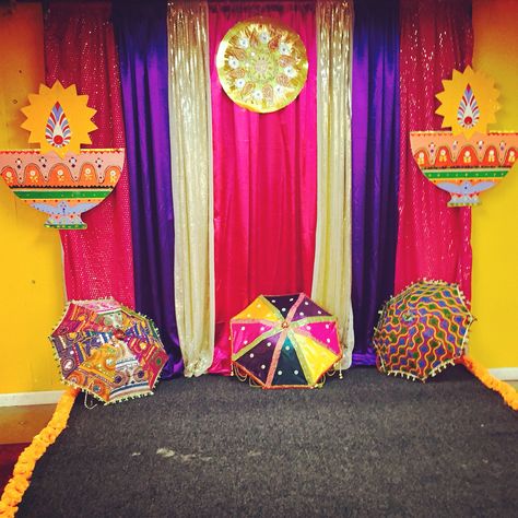 Bollywood Diwali Party Photo booth backdrop Bollywood Party Decorations, Party Photo Booth Backdrop, Stage Wedding, House Party Decorations, Backdrop Curtains, Bollywood Theme, Diwali Photos, Wedding Entrance Decor, Photo Booth Background