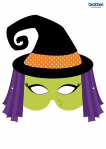 Check out all of these free #HalloweenDIY printables! Invites, decor & coloring pages! #BrotherCreativeCenter #sponsored http://bit.ly/1YVp6yC Witch Mask For Kids, Mascara Halloween, Printable Halloween Masks, Witch Mask, Printable Halloween Decorations, Printable Mask, Decorations For Halloween, American Girl Parties, Mask For Halloween