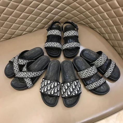 Dior Slides Men, Christian Dior Slides, Christian Dior Sandals, Christian Dior Men, Dior Slides, Men Slides, Dior Sandals, Replica Shoes, Slides Slippers