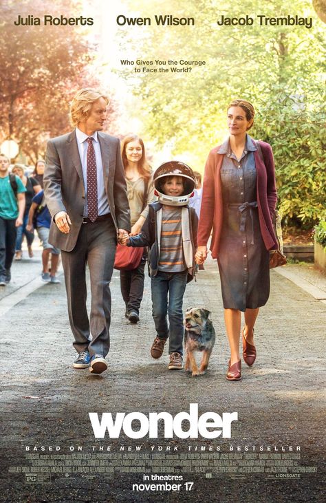 Wonder Poster, Owen Wilson, Movies 2017, Julia Roberts, Ladies Night, Movie List, Love Movie, Film Serie, Great Movies