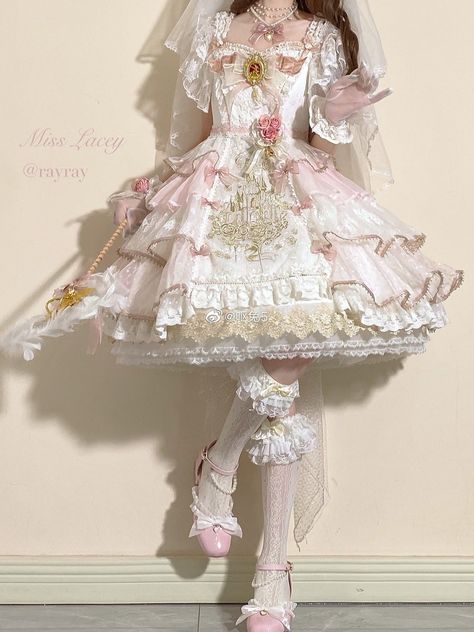 Loleta Dress, Lolita Outfits, Kawaii Fashion Outfits, Kawaii Dress, Fairytale Dress, Fantasy Dress, Fancy Outfits, Kawaii Clothes, Lolita Dress