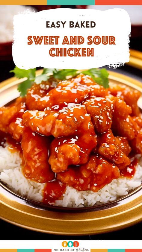 Baked Sweet And Sour Chicken, Chinese Chicken Recipes, Sweet And Sour Chicken, Sweet Sour Chicken, Chinese Cooking Recipes, Sweet N Sour Chicken, Chicken Tender Recipes, Easy Chinese Recipes, Chicken And Rice