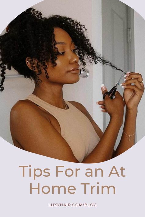 Easy Hairstyles For Damaged Curly Hair, How To Trim Curly Hair, Trimming Curly Hair At Home, How To Trim Curly Hair At Home, Cut Curly Hair At Home, How To Cut Curly Hair At Home, How To Trim Your Own Hair, Trim Curly Hair, Trimming Natural Hair