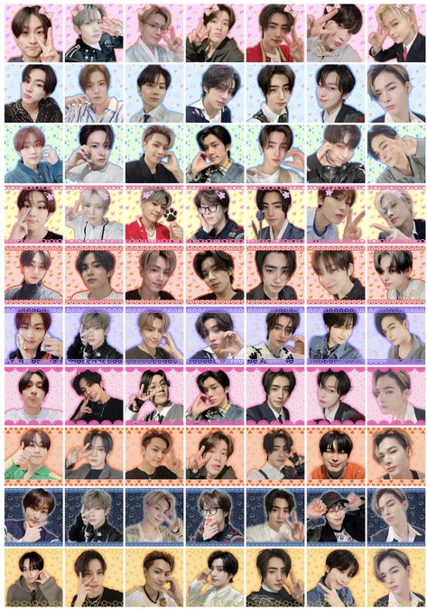 Kpop Love Mail Sticker Enhypen, Fan Made Photocards, Stickers Aesthetic Enhypen, Enhypen Stickers Printable Set Ot7, Enhypen Stickers Aesthetic, Enhypen Mail Stickers Printable Set, Kpop Stickers Mail, Enhypen Cute Stickers, Enhypen Freebies Printable