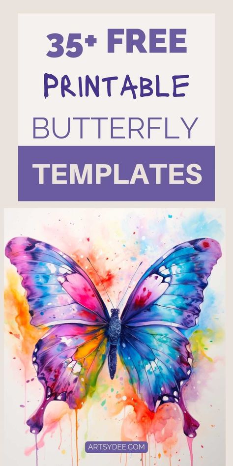 Flutter into creativity with 38 Free Butterfly Stencil Templates! Transform your crafts with these captivating and versatile free stencils pattern templates. From home decor to art projects, these free printable stencils offer endless possibilities. Embrace the beauty of butterflies and elevate your creations with these free butterfly stencil templates. #FreeButterflyStencil #StencilTemplates #FreePrintableStencils #Butterflytemplates Butterfly Patterns Printable Templates, Butterfly Stencil Templates, Butterfly Template Free Printable, Stencil Free Printable, Butterfly Printable Template, Printable Butterflies, Butterfly Stencils, Free Printable Stencils, Printable Stencils