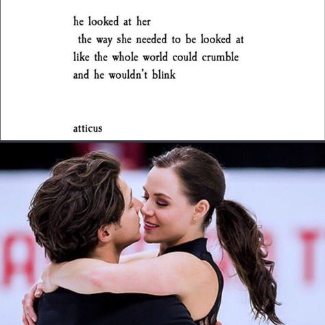 Tweet by @vm_poetry on Twitter!! Virtue Moir, Pair Skating, Virtue And Moir, Book Romance, Tessa Virtue Scott Moir, Ice Dancing, Tessa And Scott, Figure Skates, Tessa Virtue