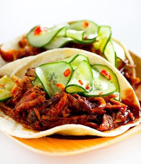 Traveling the World with Street Food Recipes to Make at Home | 31Daily.com Bbq Tacos, Bbq Sauce Ingredients, Taco Recipe, Pork Tacos, Bbq Sauce Recipe, Korean Bbq, Food Trucks, Asian Dishes, Kitchen Recipes