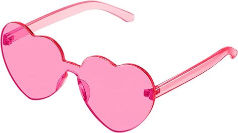 Pink Heart Glasses, Sunglasses Colorful, Transparent Heart, Heart Shaped Glasses, Taylor Swift Tour Outfits, Heart Glasses, Colored Glasses, Pink Cowgirl, Tour Outfits