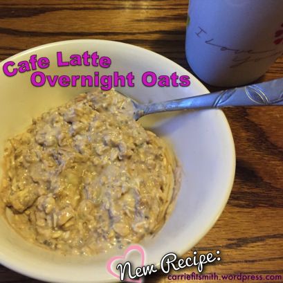 Cafe Latte Overnight Oats Recipe! This Shakeology recipe is delicious, oh yeah and HEALTHY! :) Shakeology Oatmeal Recipes, Shakeology Overnight Oats, Cafe Latte Shakeology Recipe, Latte Overnight Oats, Refrigerator Oatmeal, Meal Planing, 21 Day Fix Breakfast, Quick Breakfasts, Shakeology Recipes