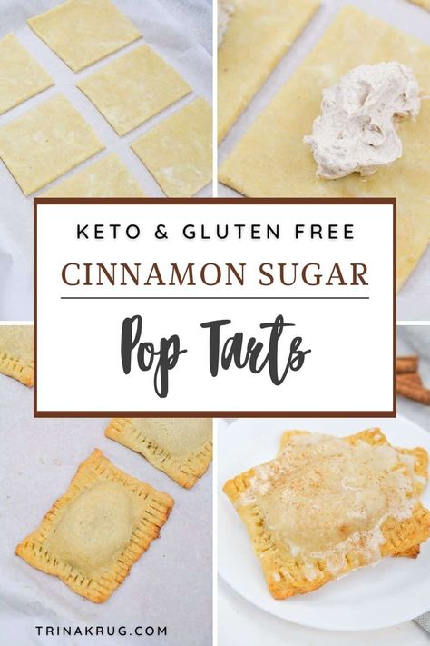 Brown Sugar Cinnamon Pop Tarts Keto Pop Tarts, Brown Sugar Cinnamon Poptarts, Keto Pastries, Brown Sugar Cinnamon Pop Tarts, Cinnamon Pop Tarts, Gluten Free Pop Tarts, Brown Sugar Pop Tarts, Keto And Gluten Free, Healthy Low Carb Breakfast