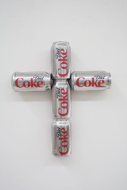 Tony Tasset, 'Coke Can Cross,' 2009 Diet Coke Can, Coke Can, New Soul, Chicago Artists, Coke Cans, Diet Coke, Coors Light Beer Can, Miss Dior, Happy People