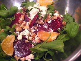 Stacey Snacks: Winter Salad: Beets & Clementines Salad With Walnuts And Feta, Beet Goat Cheese Salad, Beet Salad With Feta, Salad With Walnuts, Salad Recipes Healthy Lunch, Feta Salad Recipe, Beet And Goat Cheese, Beet Salad Recipes, Salad Inspiration