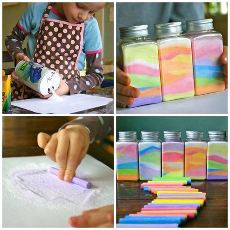 Sand Art Projects, Rainbow In A Jar, Kids Food Crafts, Diy Rainbow, Easy Art Projects, Colored Sand, Rainbow Crafts, Camp Ideas, Sunday School Crafts