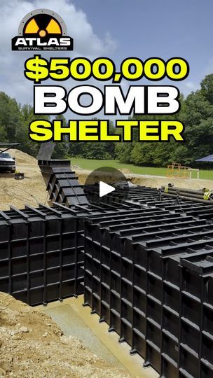 3.6M views · 60K reactions | $500,000 Bomb Shelter Installed in Virginia
#bunker #atlassurvivalshelters #prepper #shtf #bombshelter #doomsday #doomsdaypreppers #fallout76 | Atlas Survival Shelters | Atlas Survival Shelters · Original audio Bunker Ideas, Doomsday Bunker, Doomsday Preppers, Survival Shelter, Self Defense, Defense, Virginia, Audio