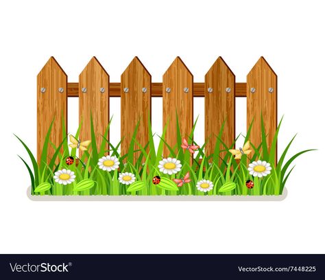 Fence Border, Baby Animal Nursery Art, Flower Fence, Decoupage Printables, Border Clipart, Fence Garden, Free Clipart Images, Dreamy Photography, Background Clipart